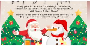 Breakfast with Santa & Mrs. Claus!